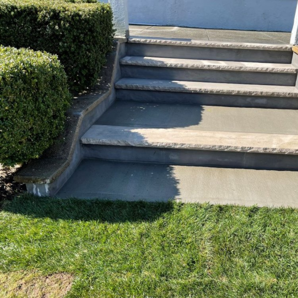 wide stone steps