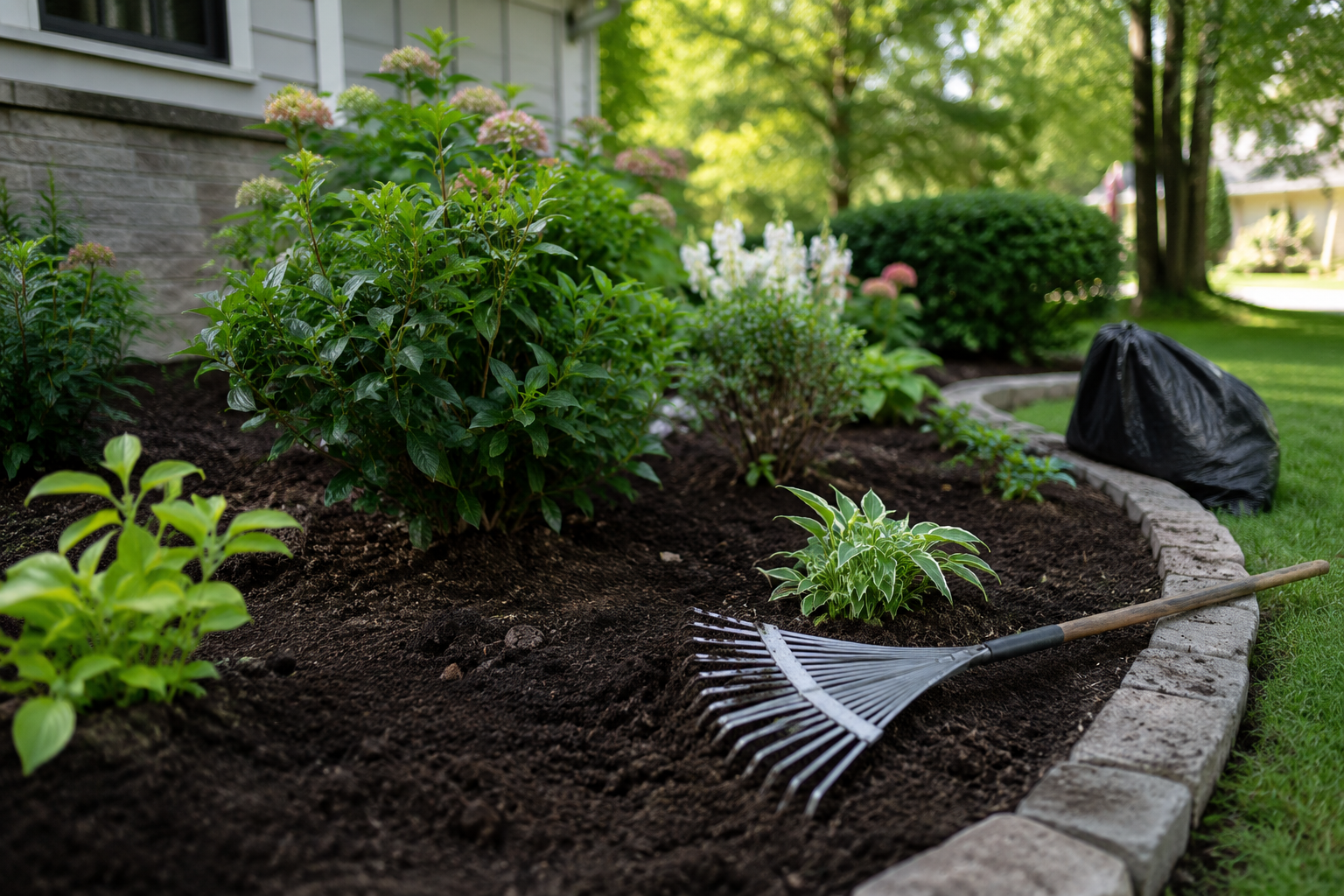 garden bed restoration