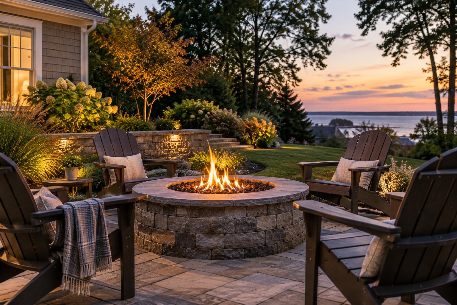 outdoor fire pit